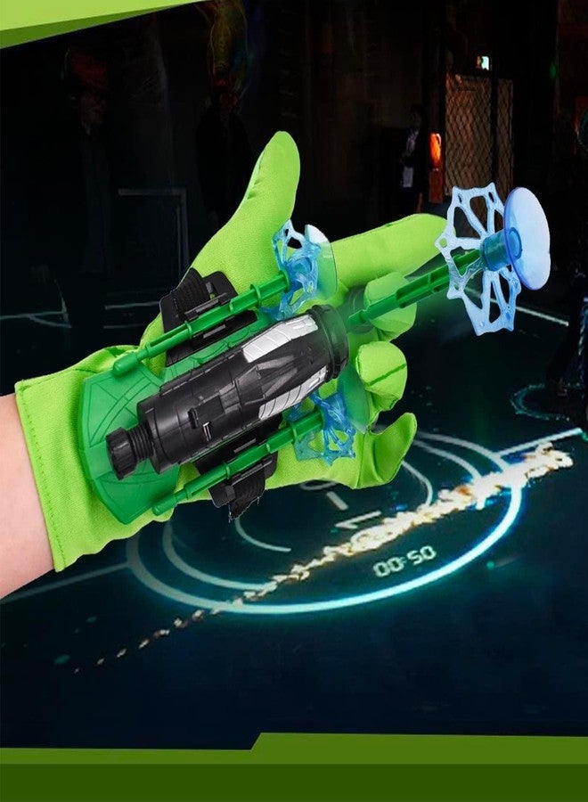 Perfect Pricee® Web Shooters for Kids, Web Shooter, Launcher Wrist Toys, Gloves Launcher Wrist Toys for Kids Boys Halloween Decor Toy (Green) Pack of 1 (Green) - Image 5